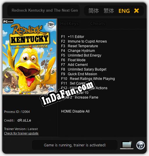 Redneck Kentucky and The Next Generation Chickens: Trainer +14 [v1.4]