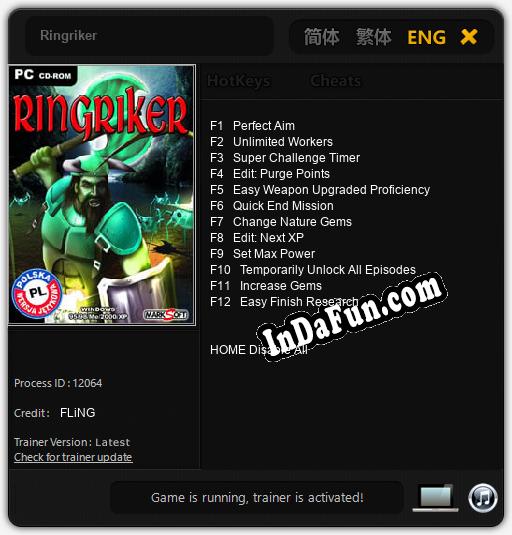 Ringriker: Cheats, Trainer +12 [FLiNG]