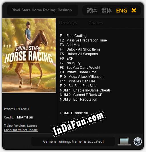 Rival Stars Horse Racing: Desktop Edition: Cheats, Trainer +15 [MrAntiFan]