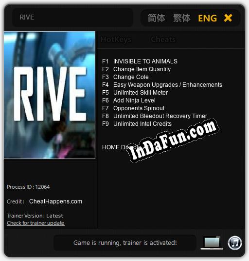 RIVE: Trainer +9 [v1.1]