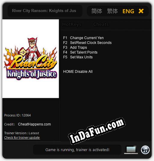 River City Ransom: Knights of Justice: Cheats, Trainer +5 [CheatHappens.com]