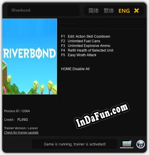 Riverbond: TRAINER AND CHEATS (V1.0.74)