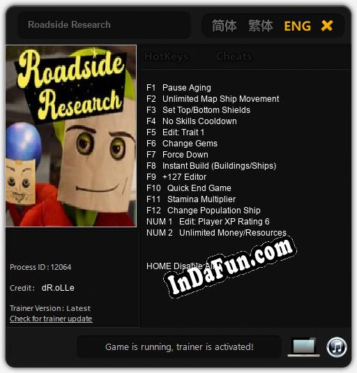 Roadside Research: Trainer +14 [v1.8]