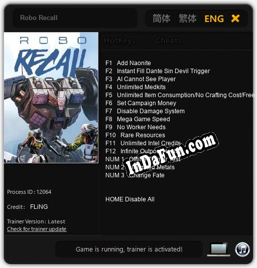 Trainer for Robo Recall [v1.0.5]