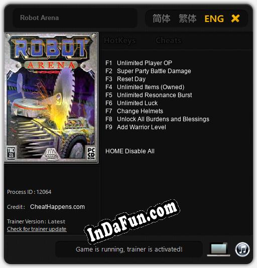 Robot Arena: TRAINER AND CHEATS (V1.0.89)