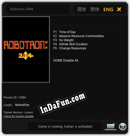 Robotron 2084: Trainer +5 [v1.3]