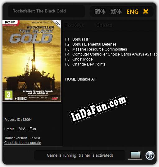 Rockefeller: The Black Gold: Cheats, Trainer +6 [MrAntiFan]