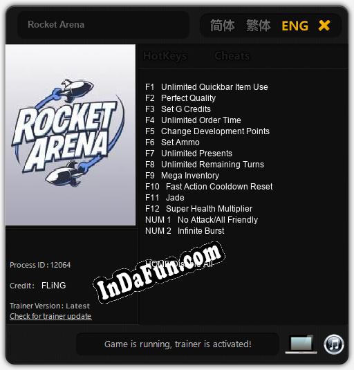 Rocket Arena: Trainer +14 [v1.1]