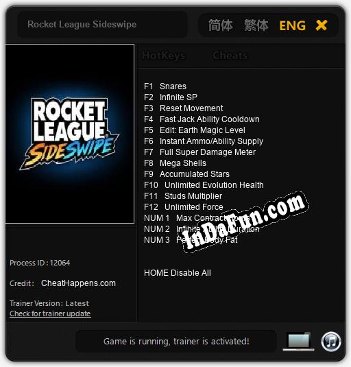 Rocket League Sideswipe: Trainer +15 [v1.5]