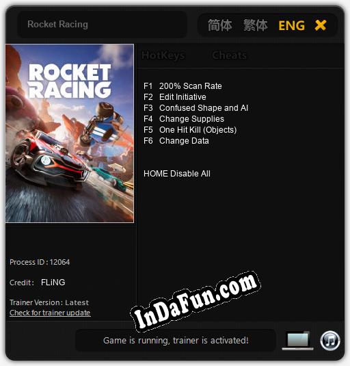 Rocket Racing: Trainer +6 [v1.5]