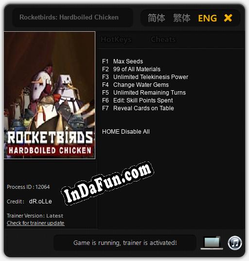 Rocketbirds: Hardboiled Chicken: Trainer +7 [v1.3]