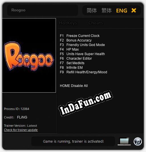 Roogoo: Cheats, Trainer +9 [FLiNG]