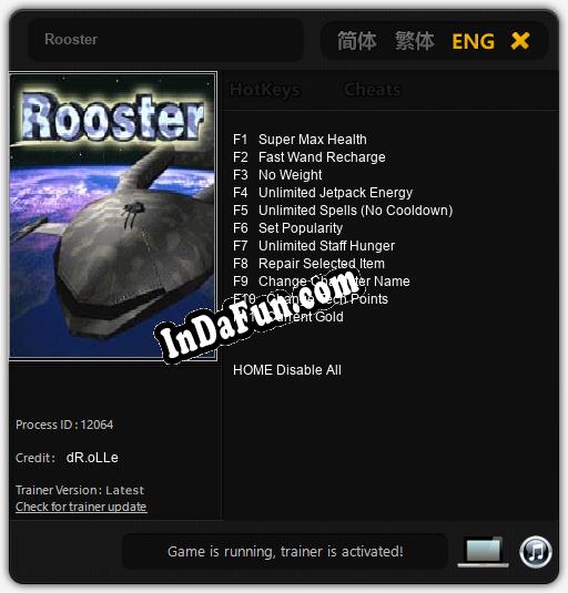 Rooster: Trainer +11 [v1.3]