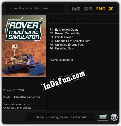 Rover Mechanic Simulator: TRAINER AND CHEATS (V1.0.48)