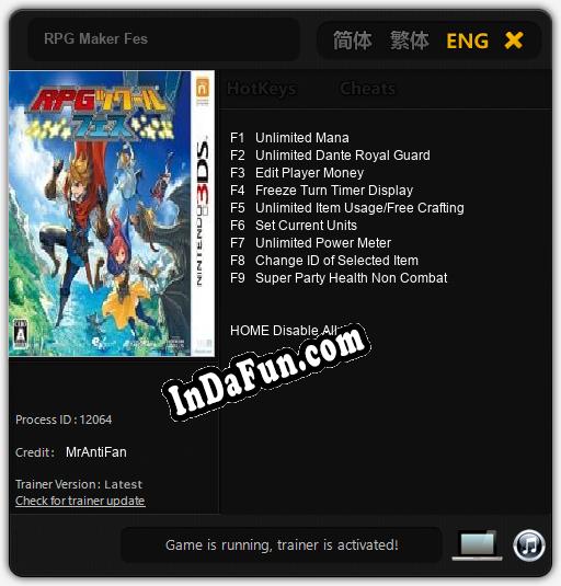 RPG Maker Fes: Trainer +9 [v1.9] » Free Download PC Games - Direct ...