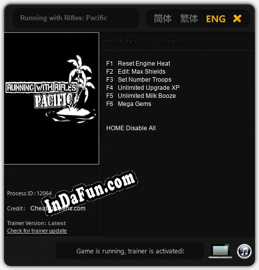 Running with Rifles: Pacific: TRAINER AND CHEATS (V1.0.44)