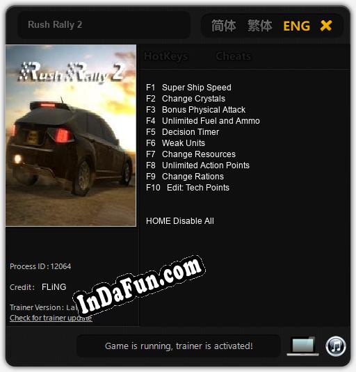 Rush Rally 2: Cheats, Trainer +10 [FLiNG] » Free Download PC Games ...
