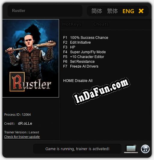 Trainer for Rustler [v1.0.1]