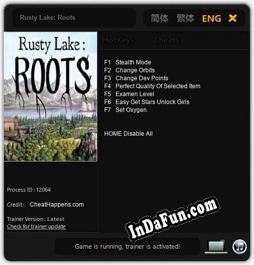 Trainer for Rusty Lake: Roots [v1.0.9]