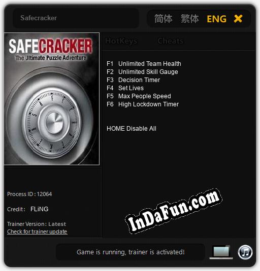 Safecracker: Cheats, Trainer +6 [FLiNG]