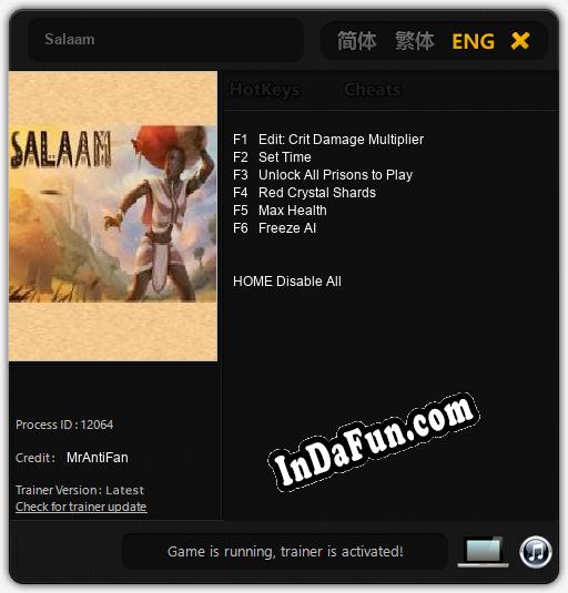 Trainer for Salaam [v1.0.1]