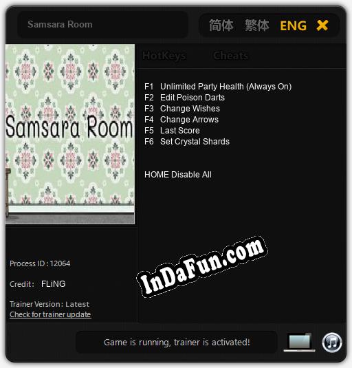 Trainer for Samsara Room [v1.0.6]