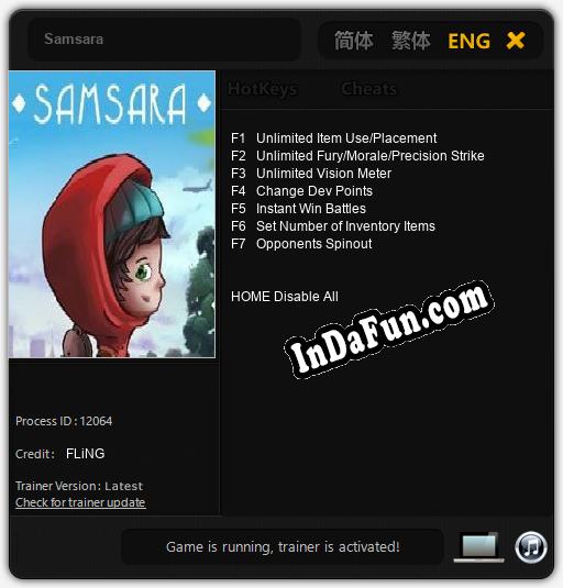 Trainer for Samsara [v1.0.6]