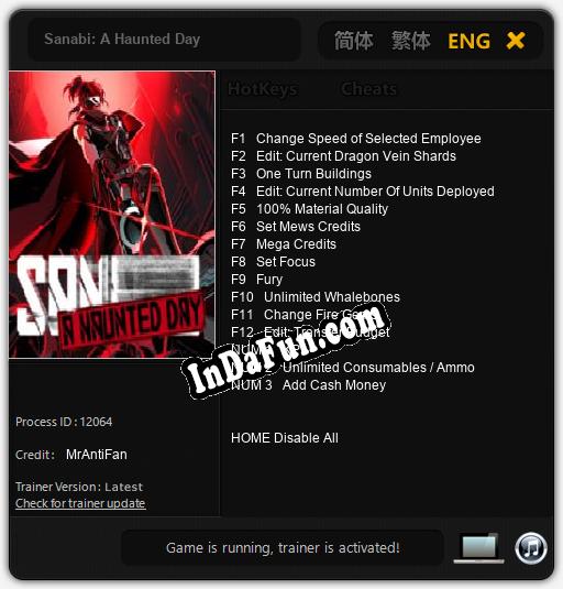 Trainer for Sanabi: A Haunted Day [v1.0.9]