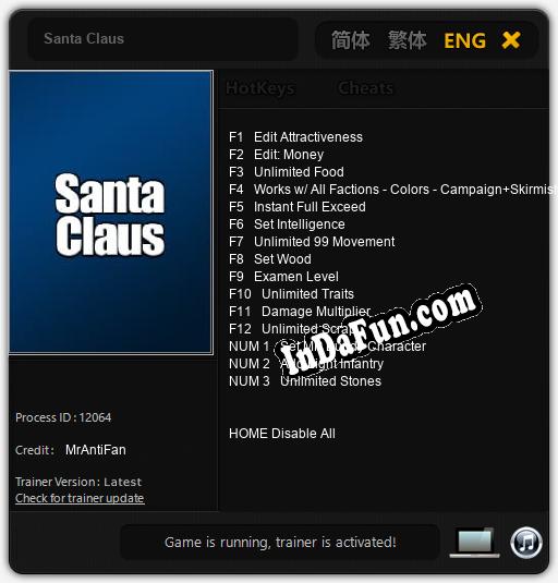 Santa Claus: TRAINER AND CHEATS (V1.0.14)