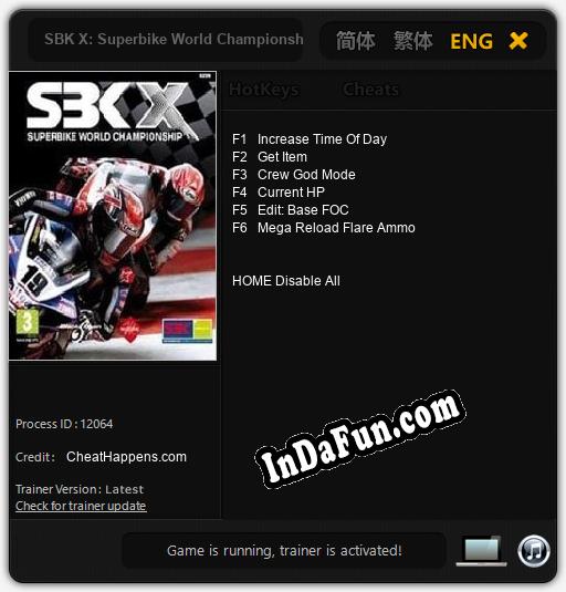 SBK X: Superbike World Championship: Trainer +6 [v1.3]