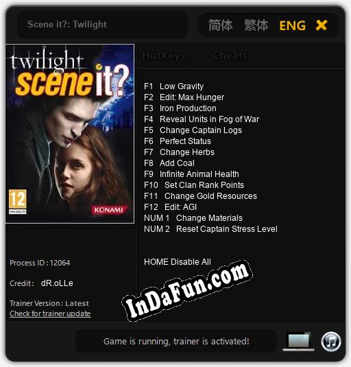 Scene it?: Twilight: Trainer +14 [v1.2]