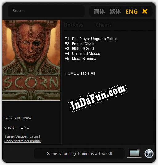 Scorn: Trainer +5 [v1.5]