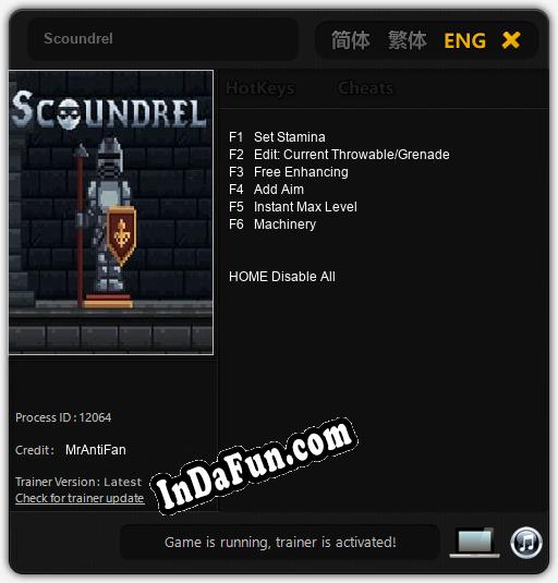 Scoundrel: Cheats, Trainer +6 [MrAntiFan]