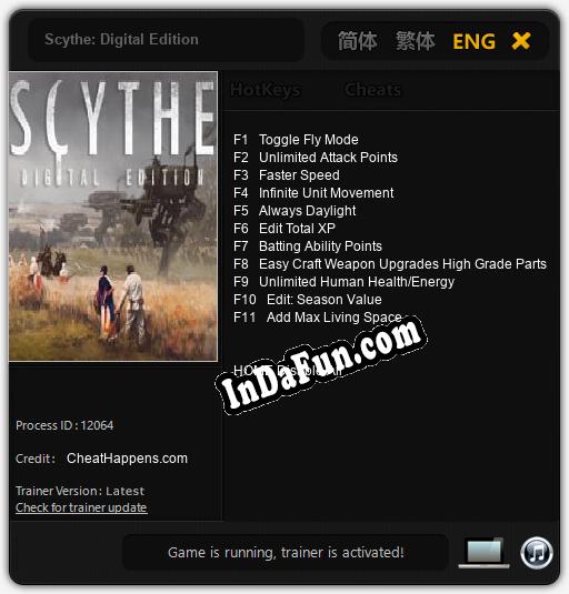 Scythe: Digital Edition: Cheats, Trainer +11 [CheatHappens.com]