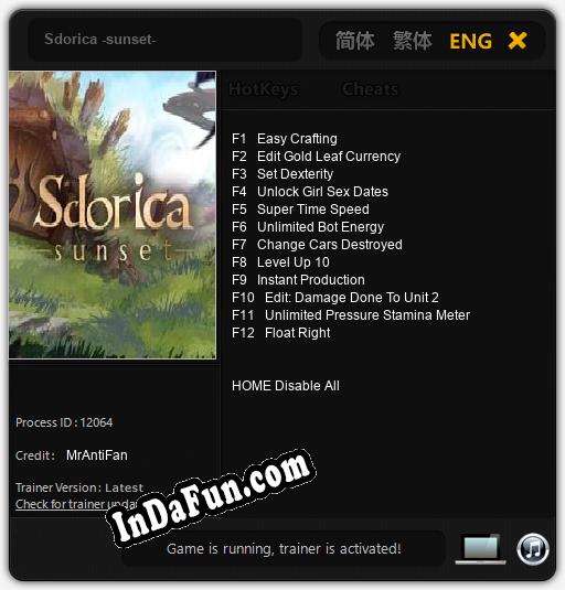 Trainer for Sdorica -sunset- [v1.0.7]