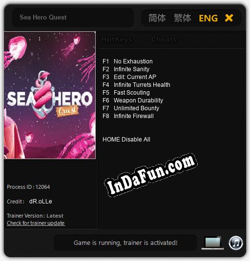 Sea Hero Quest: TRAINER AND CHEATS (V1.0.51)