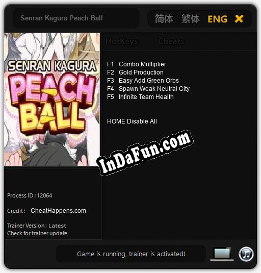 Senran Kagura Peach Ball: Cheats, Trainer +5 [CheatHappens.com]