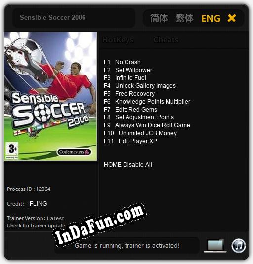 Trainer for Sensible Soccer 2006 [v1.0.8]