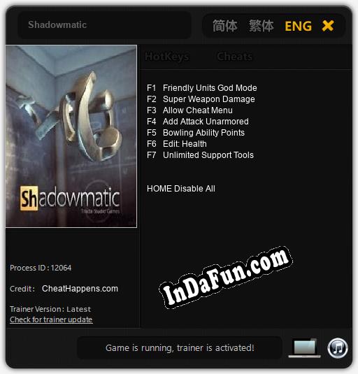 Shadowmatic: Cheats, Trainer +7 [CheatHappens.com]
