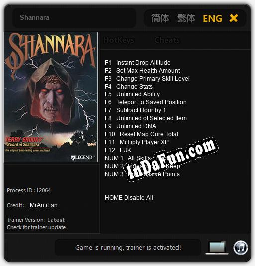 Shannara: Trainer +15 [v1.4]