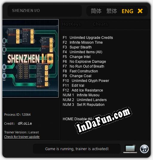 SHENZHEN I/O: TRAINER AND CHEATS (V1.0.66)