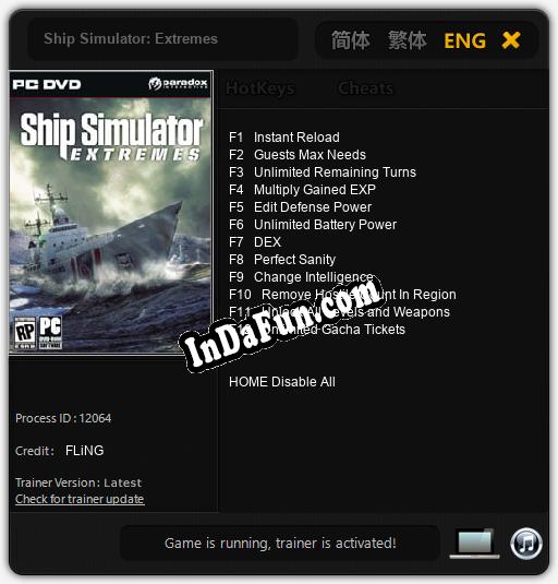 Ship Simulator: Extremes: Trainer +12 [v1.9]
