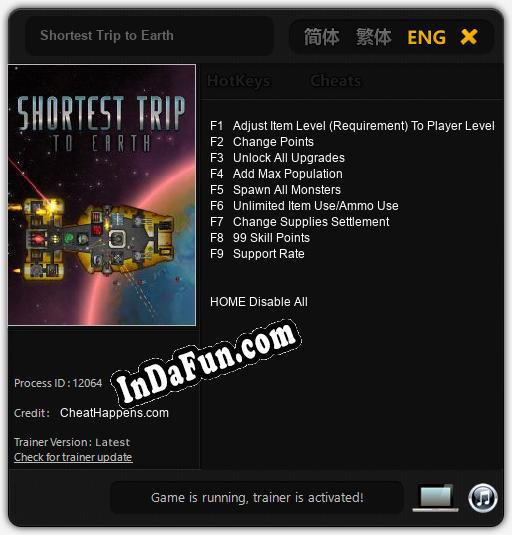 Shortest Trip to Earth: TRAINER AND CHEATS (V1.0.42)