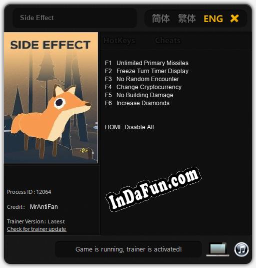 Side Effect: Trainer +6 [v1.3]