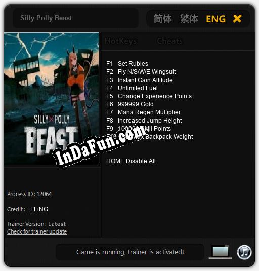 Silly Polly Beast: TRAINER AND CHEATS (V1.0.26)