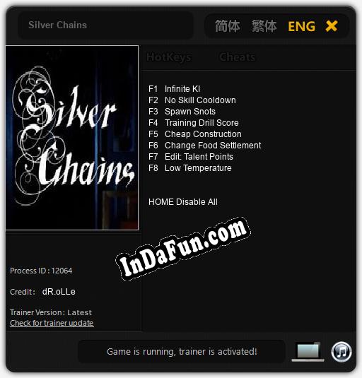 Silver Chains: Cheats, Trainer +8 [dR.oLLe]