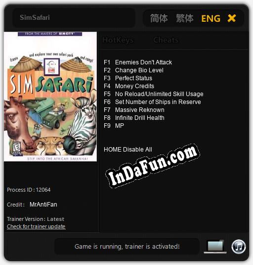 SimSafari: Trainer +9 [v1.6]