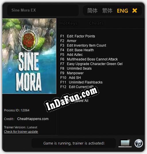 Sine Mora EX: TRAINER AND CHEATS (V1.0.90)