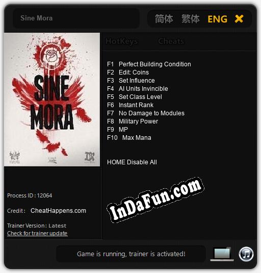 Sine Mora: TRAINER AND CHEATS (V1.0.51)