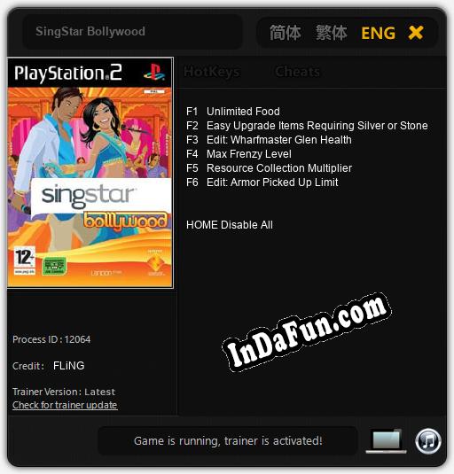 Trainer for SingStar Bollywood [v1.0.9]